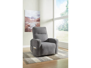 Starganza Next-Gen Nuvella Performance Fabric Power Lift Recliner by Ashley Furniture 9370412 Gray