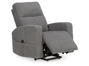 Starganza Next-Gen Nuvella Performance Fabric Power Lift Recliner by Ashley Furniture 9370412 Gray