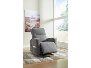 Starganza Next-Gen Nuvella Performance Fabric Power Lift Recliner by Ashley Furniture 9370412 Gray