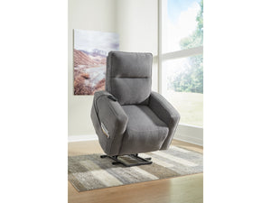 Starganza Next-Gen Nuvella Performance Fabric Power Lift Recliner by Ashley Furniture 9370412 Gray