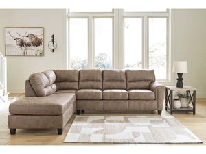 Navi 2-Piece Sectional Sofa Sleeper Chaise by Ashley Furniture 9400416 9400470