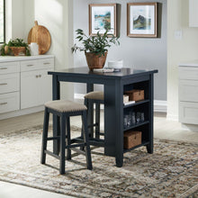 Load image into Gallery viewer, Brook Creek 3 Piece Counter Set by Liberty Furniture 942NY-CD-3CTS Navy