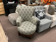 Justine Modern Swivel Chair by Best Home Furnishings 2968DW 28423 Dove