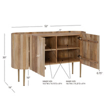 Load image into Gallery viewer, Chana Natural 2 Door Console by Linon/Powell 21A2053