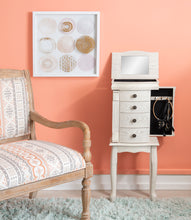 Load image into Gallery viewer, Kellie Off White Jewelry Armoire by Linon/Powell 19J6741W