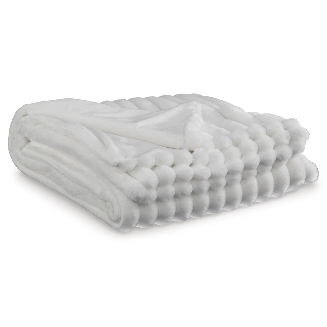 Alsonwell Throw by Ashley Furniture A1001080 White