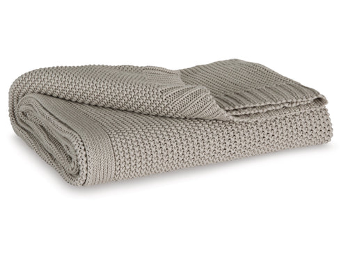 Gayelery Throw Blanket by Ashley Furniture A1001085 Gray