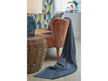 Load image into Gallery viewer, Gayelery Throw Blanket by Ashley Furniture A1001087 Blue