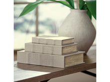 Load image into Gallery viewer, Jolina Book Boxes (Set of 3) by Ashley Furniture A2000486 Linen