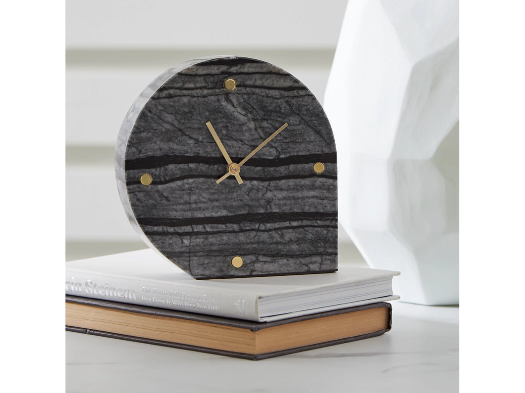 Janmour Table Clock by Ashley Furniture A2000661 Black