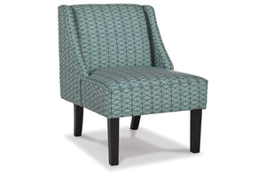 Janesley Accent Chair by Ashley Furniture A3000137 Teal/Cream