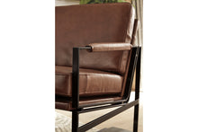 Load image into Gallery viewer, Puckman Leather Accent Chair by Ashley Furniture A3000193 Brown/Silver