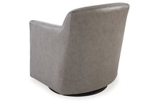 Load image into Gallery viewer, Bradney Leather Swivel Accent Chair by Ashley Furniture A3000324 Fossil