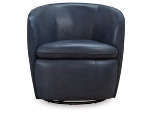 Kierrys Leather Swivel Chair by Ashley Furniture A3000701 Ocean