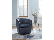 Kierreys Leather Swivel Chair by Ashley Furniture A3000701 Ocean