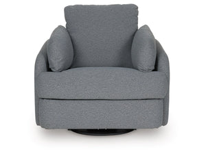 Alainmont Next-Gen Nuvella Performance Fabric Swivel Power Recliner by Ashley Furniture A3000738 Salt and Pepper