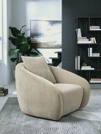 Yahya Swivel Accent Chair by Ashley Furniture A3000782 Pebble