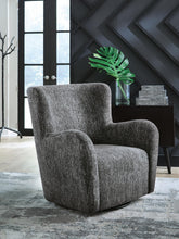 Load image into Gallery viewer, Rowenburg Swivel Glider Accent Chair by Ashley Furniture A3000796 Heather Charcoal