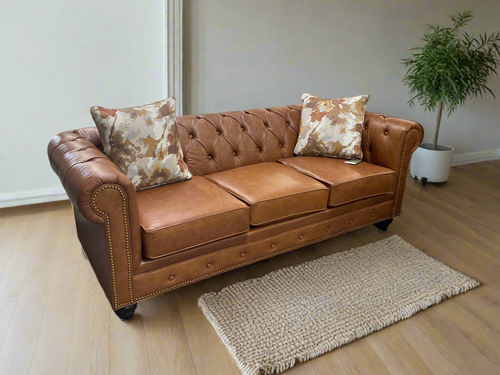 Liberty Leather Sofa by Justice Furniture 939 L-1 Brazil Leather