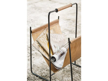 Load image into Gallery viewer, Faronworth Magazine Rack by Ashley Furniture A4000668 Brown/Black