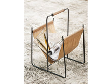 Load image into Gallery viewer, Faronworth Magazine Rack by Ashley Furniture A4000668 Brown/Black