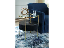 Load image into Gallery viewer, Nedman Accent Table with Speaker by Ashley Furniture A4000669 Black/Gold