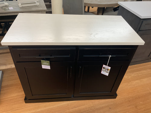 Poplar Gala Two-Tone Kitchen Island with Flip-Up Birch Top by American Heartland TT80119
