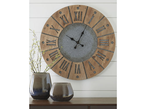 Payson Wall Clock by Ashley Furniture A8010076