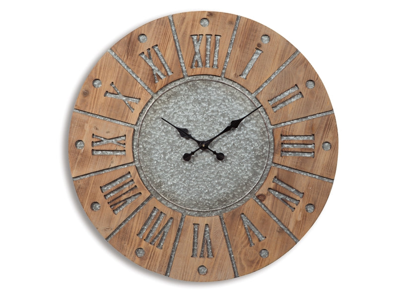 Payson Wall Clock by Ashley Furniture A8010076