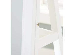 Evesen Floor Standing Mirror with Storage by Ashley Furniture A8010383 White