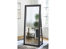 Load image into Gallery viewer, Evesen Floor Standing Mirror with Storage by Ashley Furniture A8010384 Black