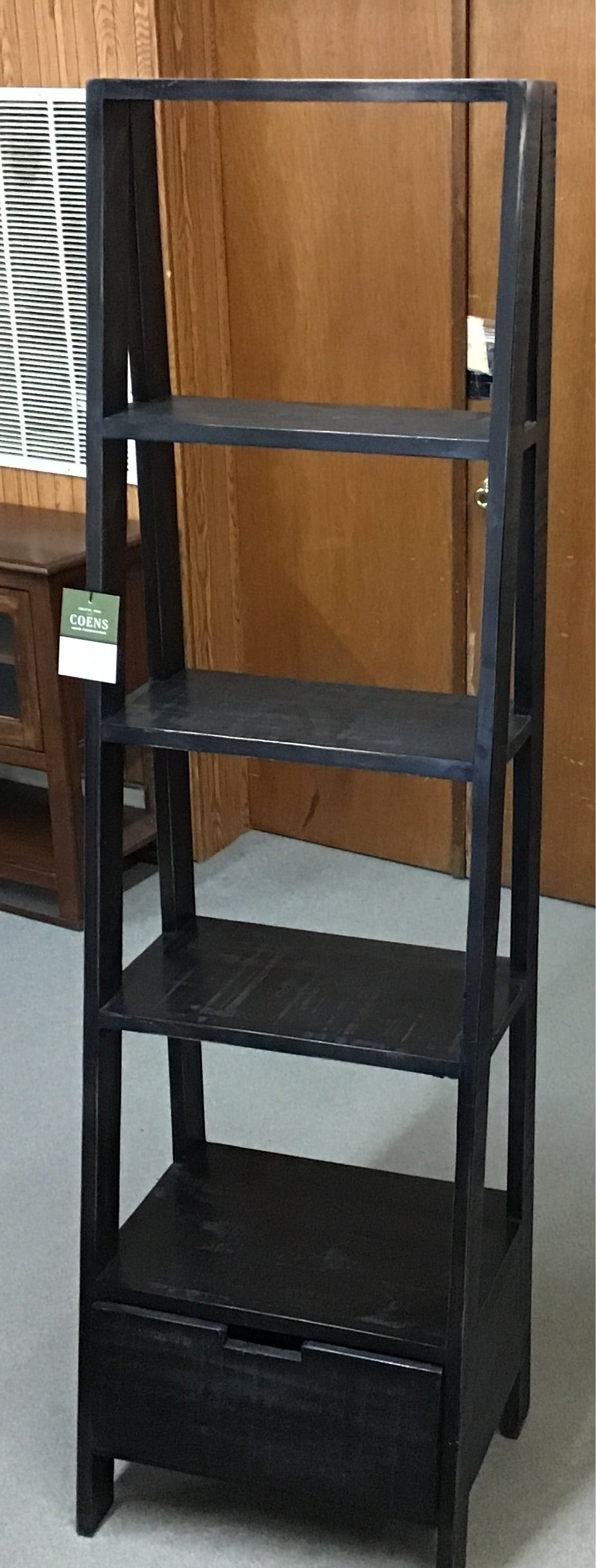 Curio Ladder-Antique Black by Tennessee Enterprises MX2016AB Discontinued
