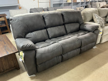 Load image into Gallery viewer, Rhino Reclining Sofa by HomeStretch 204-30-21 Omnipotent Pewter