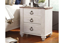 Load image into Gallery viewer, Willowton 2 Drawer Nightstand by Ashley Furniture B267-92