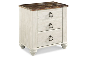 Willowton 2 Drawer Nightstand by Ashley Furniture B267-92