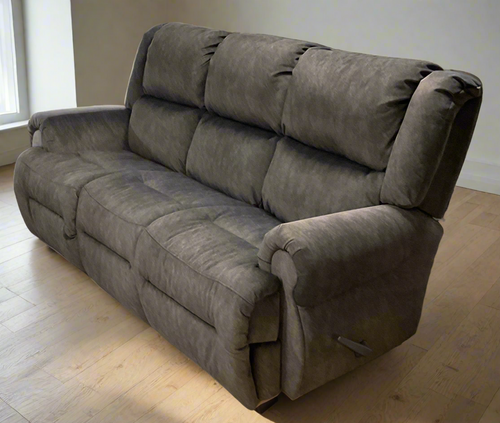 Genet Manual Reclining Space Saver Sofa w/ Table by Best Home Furnishings S960RA4 22256 Espresso