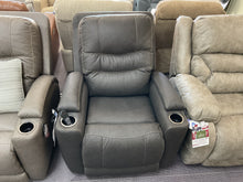 Load image into Gallery viewer, Turbo Power Recliner w/ Headrest Lumbar &amp; Ext Footrest by Homestretch 211-97-21 #7030 Stellar Espresso