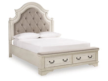 Load image into Gallery viewer, Realyn Queen Upholstered Panel Storage Bed by Ashley Furniture B743-196-54S-57