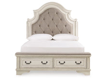 Load image into Gallery viewer, Realyn Queen Upholstered Panel Storage Bed by Ashley Furniture B743-196-54S-57