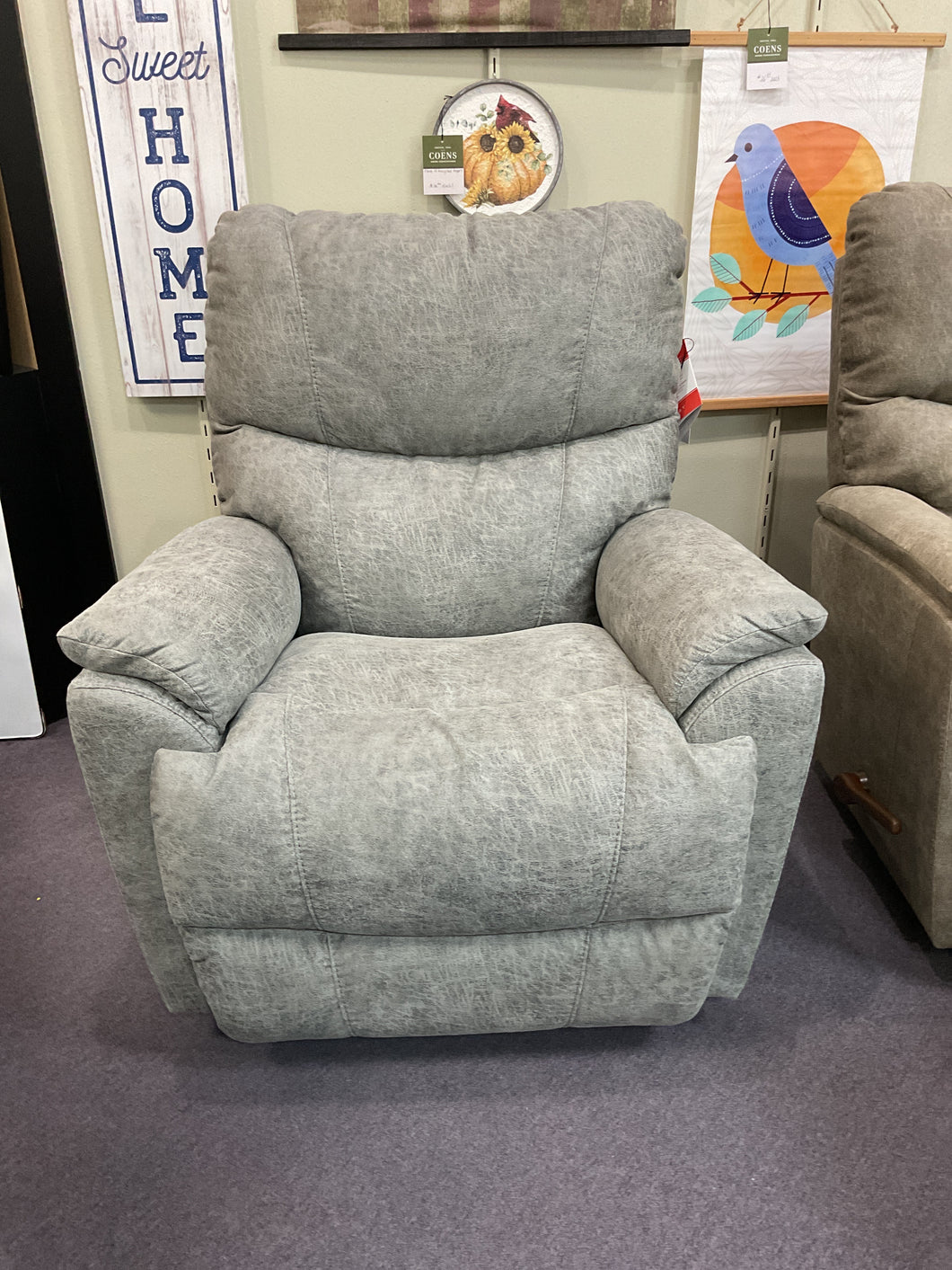 Trouper Rocker Recliner by La-Z-Boy Furniture 10-724 E153755 Charcoal
