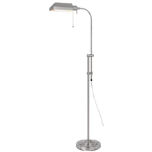 Load image into Gallery viewer, Pharmacy Floor Lamp w/ Adjustable Pole by Cal Lighting BO-117FL-BS Brushed Steel