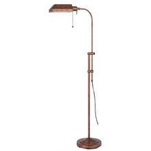 Load image into Gallery viewer, Pharmacy Floor Lamp w/ Adjustable Pole by Cal Lighting BO-117FL-RU Rust