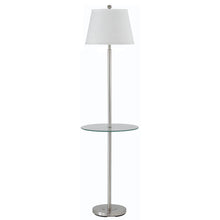 Load image into Gallery viewer, Andros Floor Lamp w/Glass Tray by Cal Lighting BO-2077GT-BS