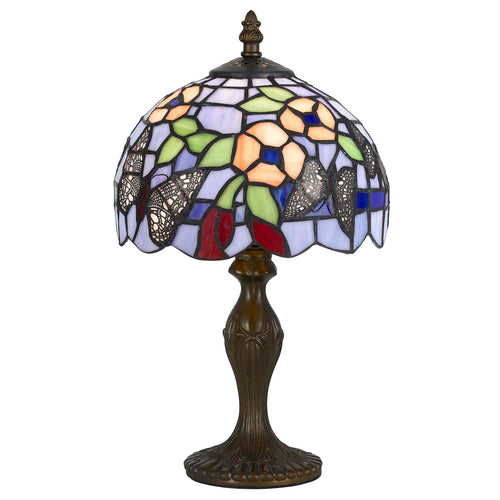 Tiffany Accent Lamp w/ Zinc Cast Base by Cal Lighting BO-2378AC