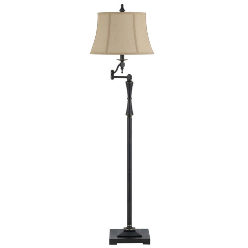 Madison Swing Arm Floor Lamp by Cal Lighting BO-2443SWFL-RB