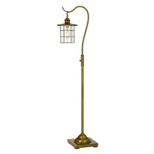 Load image into Gallery viewer, Silverton Floor Lamp with Glass Shade by Cal Lighting BO-2668FL-BAB Rubbed Antique Brass