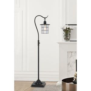 Silverton Floor Lamp with Glass Shade by Cal Lighting BO-2668FL-DB Dark Bronze