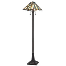 Load image into Gallery viewer, Tiffany Floor Lamp w/ Pull Chain Switches by Cal Lighting BO-3100FL