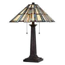 Load image into Gallery viewer, Tiffany Floor Lamp w/ Pull Chain Switches by Cal Lighting BO-3100TB