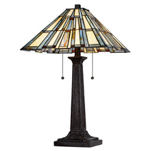 Load image into Gallery viewer, Tiffany Floor Lamp w/ Pull Chain Switches by Cal Lighting BO-3100TB